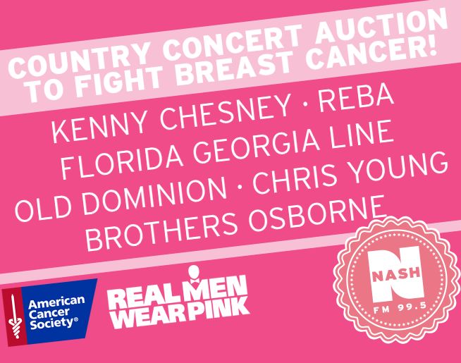 Country Concert Auction To Fight Breast Cancer!